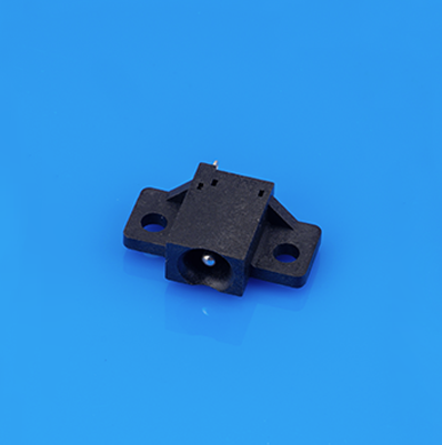 DC JACK焊线式母座带固定螺丝孔